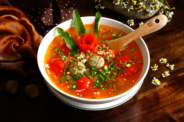 Món canh quả sấu thịt băm