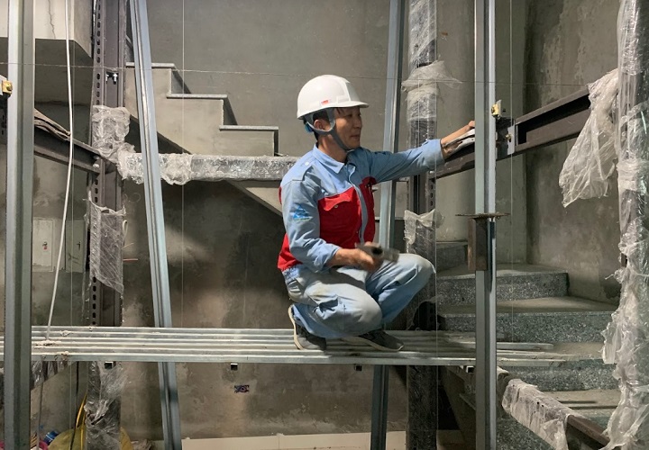 Thời gian lắp đặt thang máy Mitsubishi 350kg bao lâu?