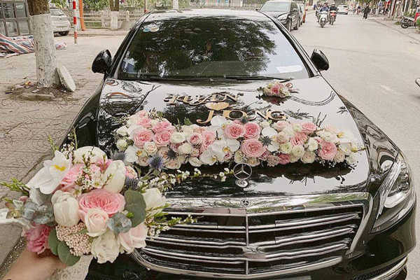 Tự trang trí xe hoa cưới theo ý thích, tại sao không?