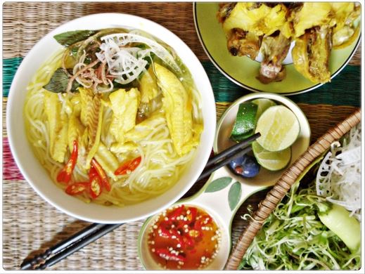 Cách làm món bún cá Châu Đốc siêu ngon