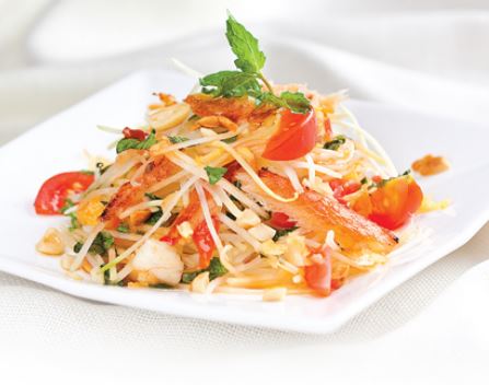 Hướng dẫn cách làm món Gỏi đu đủ tôm, khô bò xé