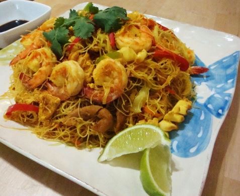 Cách làm món bún xào Singapore cực kì ngon miệng