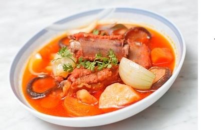 Cách nấu món sườn heo nấu cà