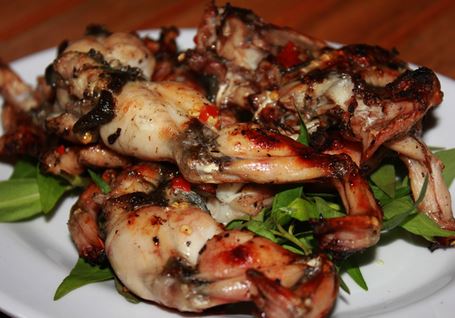 Hướng dẫn cách nướng món ếch nướng chao đặc biệt thơm ngon