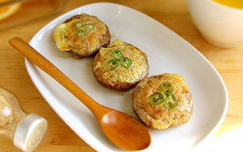 Cách làm món chả cua nấm hương hấp