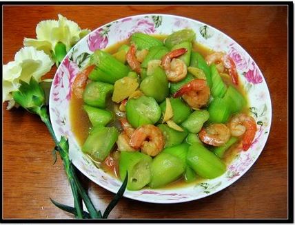 Mướp ngọt xào tôm kho tuyệt cú mèo