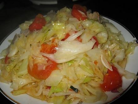 Ngon miệng với cách nấu món bắp cải xào cà