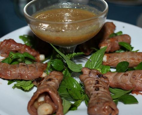 Công thức bò nướng tái chanh cực kì ngon