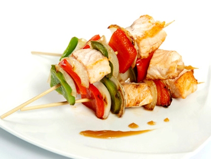 Món nướng ngày tết với Gà nướng rau cải thìa