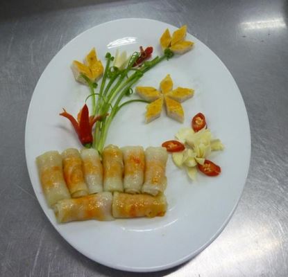 Cách làm bánh lá chả tôm chay độc đáo