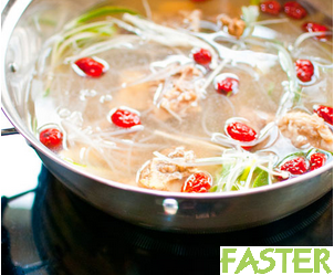 Cách làm món lẩu sườn bò hầm táo đỏ hạt sen