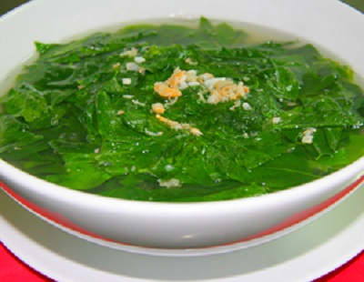 Cách nấu canh bồ ngót với tôm thịt