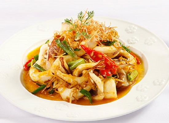 Cách làm món mực chay xào dứa