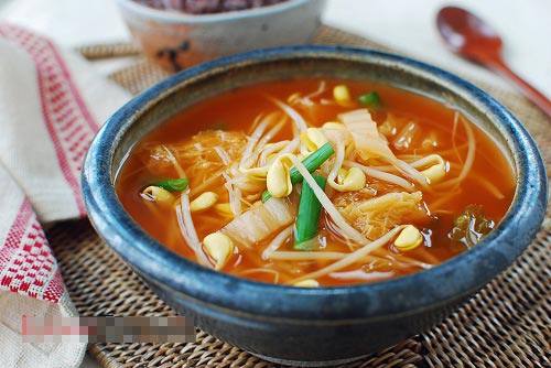 Cách nấu canh giá đỗ Hàn Quốc