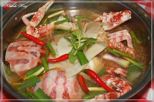 Cách nấu món lẩu ghẹ ngon