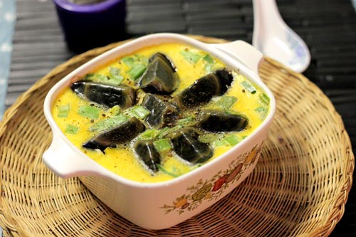 Cách nấu món cháo hột vịt bắc thảo thơm lừng