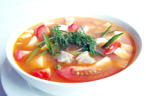 Cách nấu canh nghêu thì là