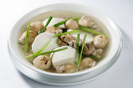 Cách nấu món cháo nấm đậu phụ