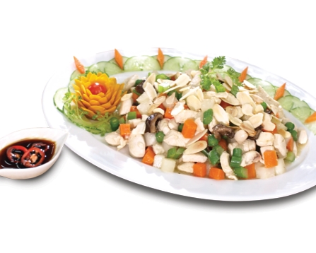 Cách nấu món thịt gà xào hạnh nhân