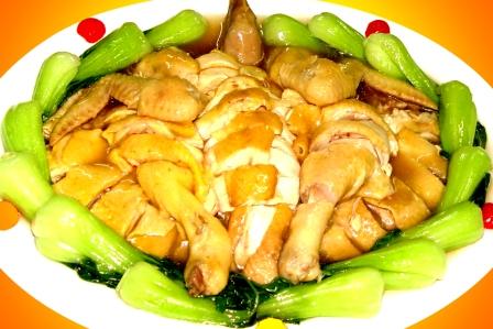 Hướng dẫn cách làm món gà hấp cải bẹ xanh