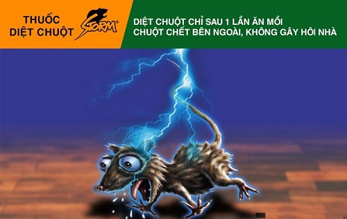 Ưu điểm vượt trội của thuốc diệt chuột Storm