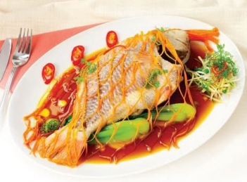 Lạ miệng với món cá chẽm rút xương